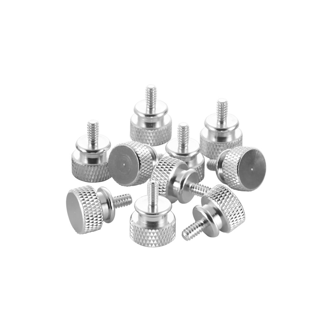 CableMod Anodized Aluminum Thumbscrews 10 Pack - UNC 6-32 with