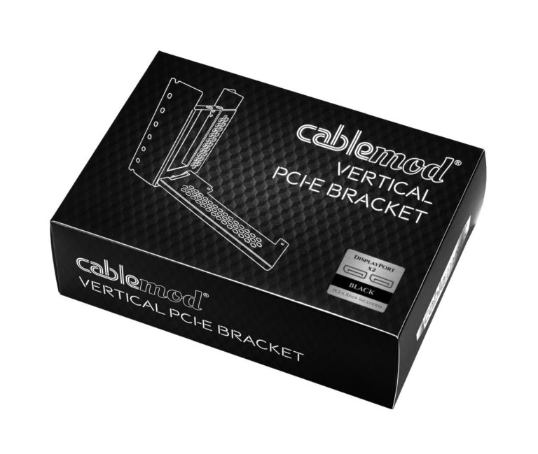 CableMod Vertical PCIe Bracket 2 x DisplayPort BLACK CableMod