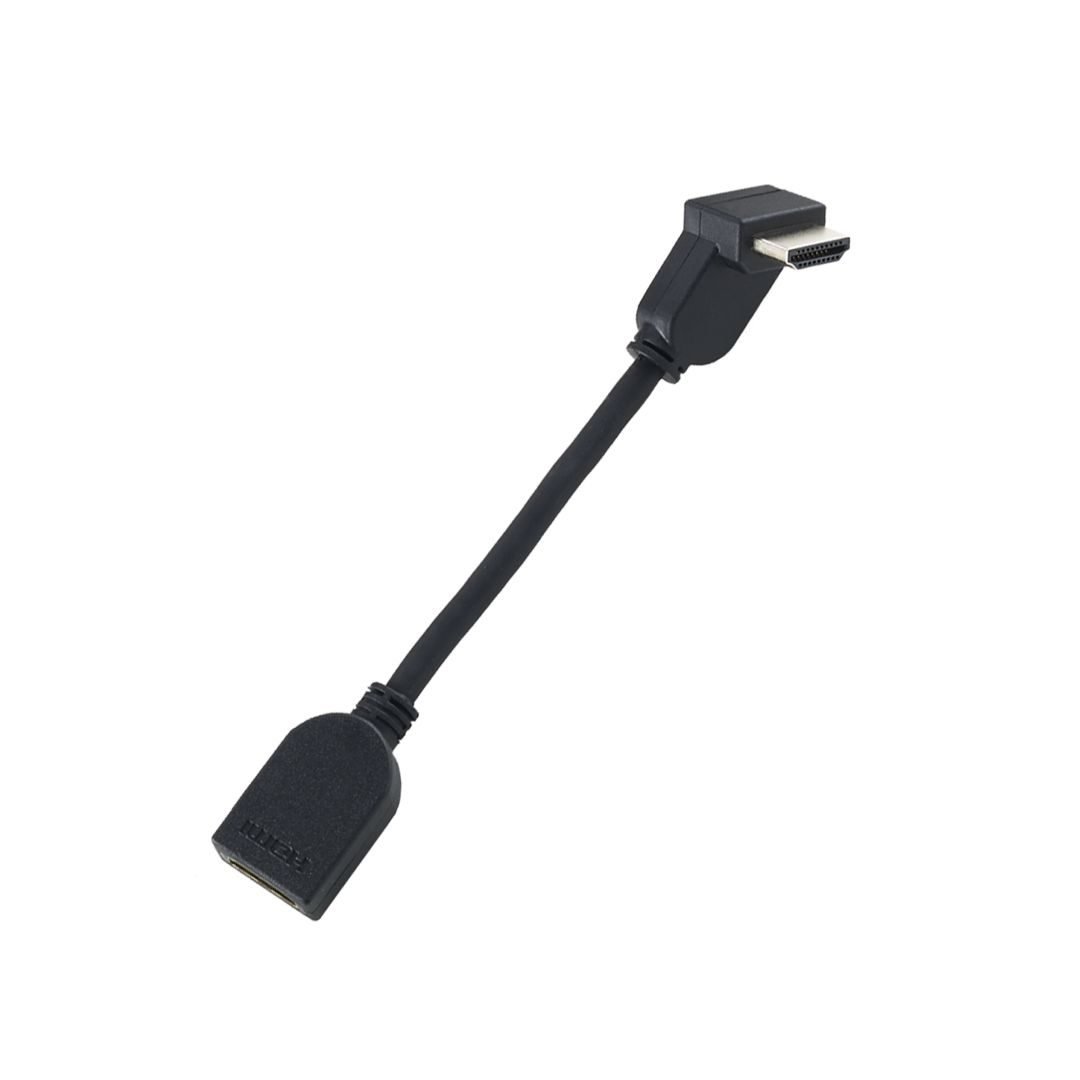 CableMod 45 Degree HDMI Adapter 15cm - BLACK