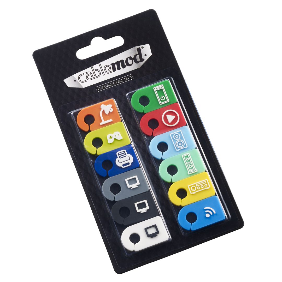 CableMod Cable Tag Kit - Series 1 with Global Shipping
