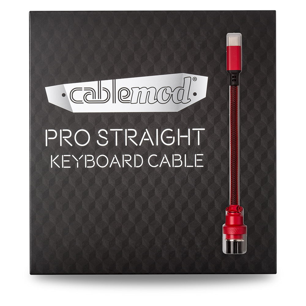 CableMod Pro Straight キーボード　ケーブル | CableMod Pro Straight Keyboard Cable (Republic Red, USB A