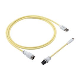CableMod Pro Straight Keyboard Cable (Lemon Ice, USB A to USB Type C, 150cm)