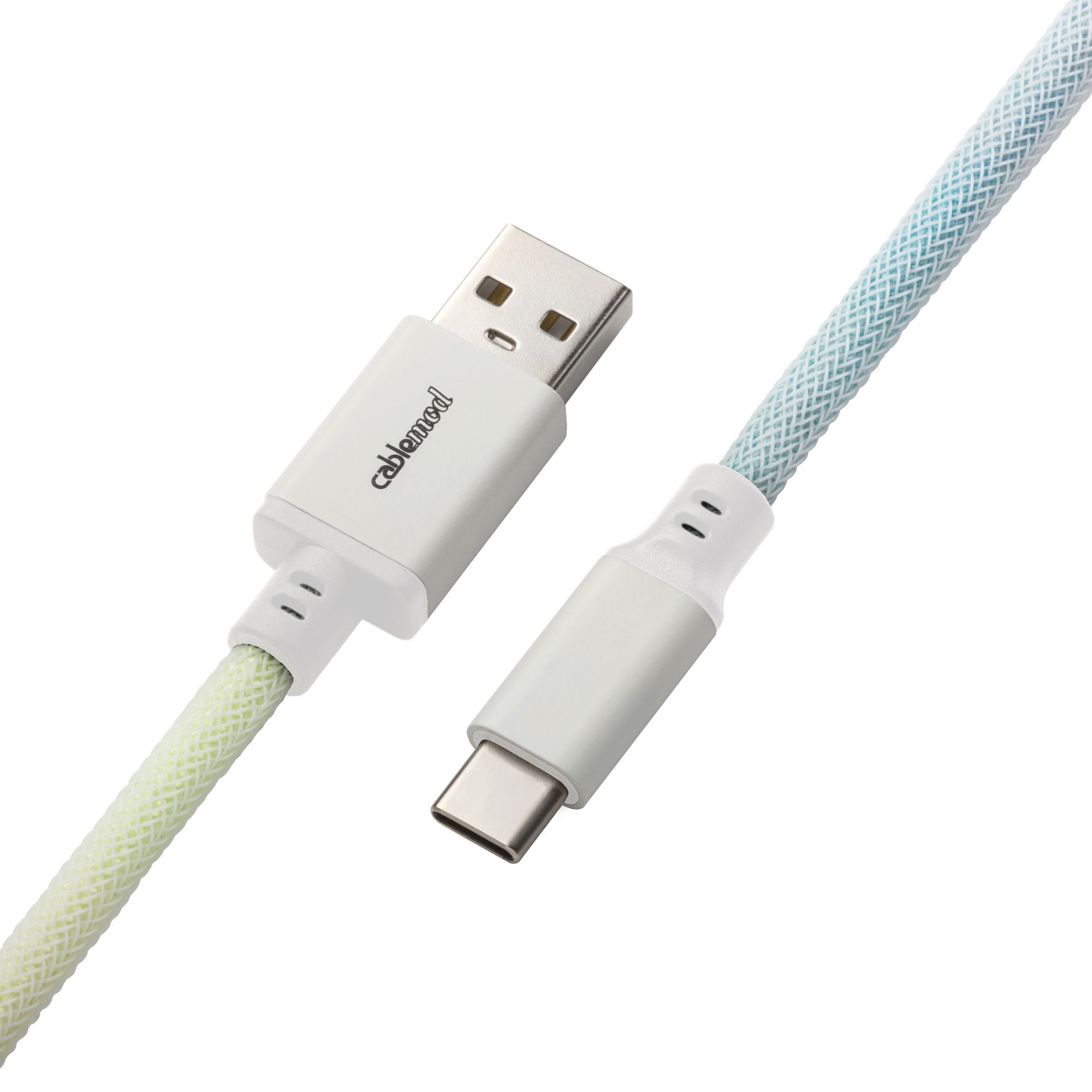 CableMod Pro Straight Keyboard Cable (Pastel Rainbow, USB A to USB Type