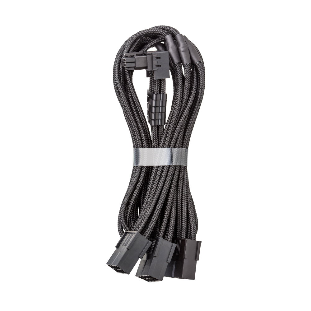 CableMod Pro ModMesh Sleeved 12V-2x6 12VHPWR 90° StealthSense PCIe