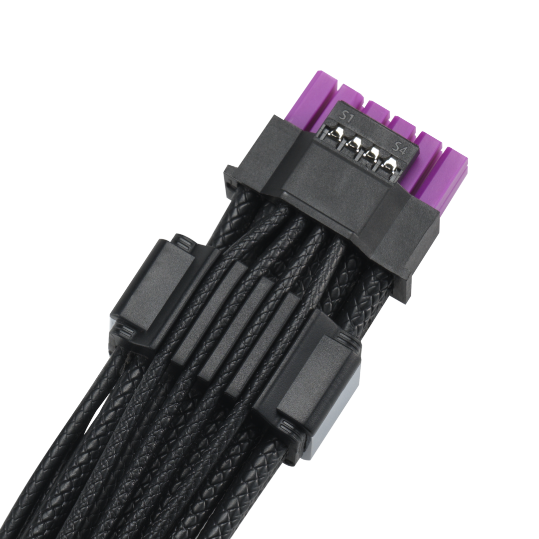 ROG Equalizer 12VHPWRケーブル ASUS ROG Equalizer 12V-2x6 PCIe 5.1 Power Cable (750mm) with