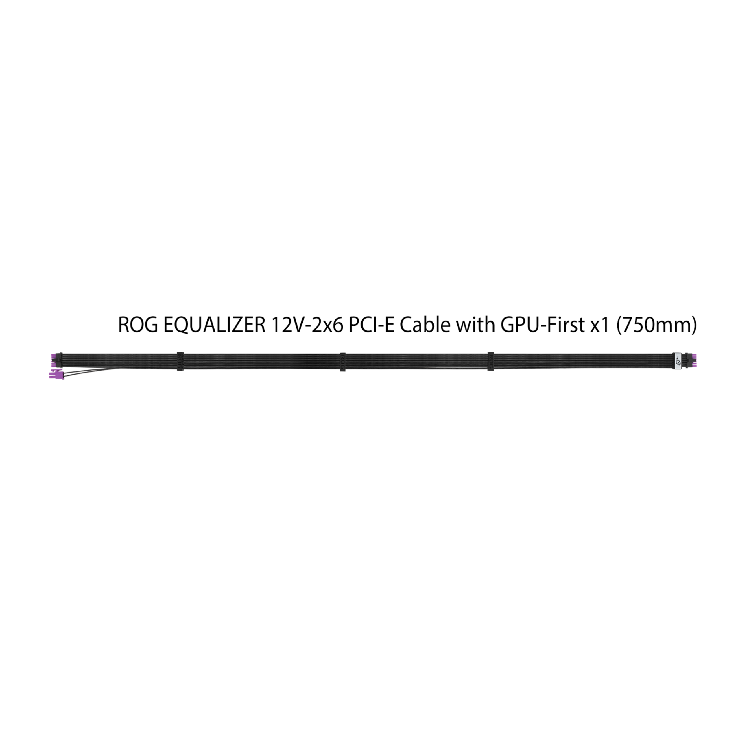 ASUS ROG Equalizer 12V-2x6 PCIe 5.1 Power Cable (750mm) with Global ...